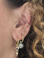 Trayee Multistone Oorbellen - 14K Goldplated