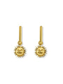 Soraj Zon Oorbellen - 14K Goldplated