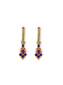 Suraksha Multistone Oorbellen - 14K Goldplated