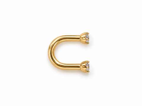 Sari Small Titanium Piercing Goud -1 ST.