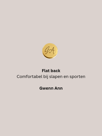 Daun Opaal Flatback Piercing-1 ST.