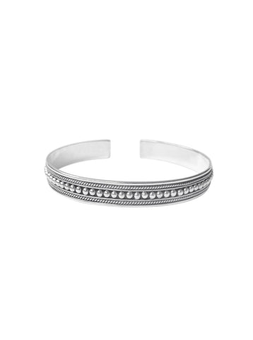 Zilveren bangle chottee 22cm