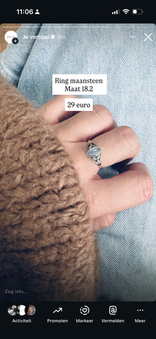 Ring maansteen