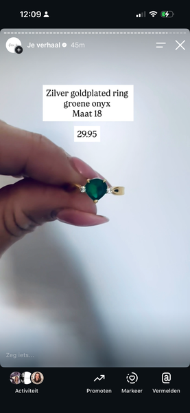 Ring gr in onyx