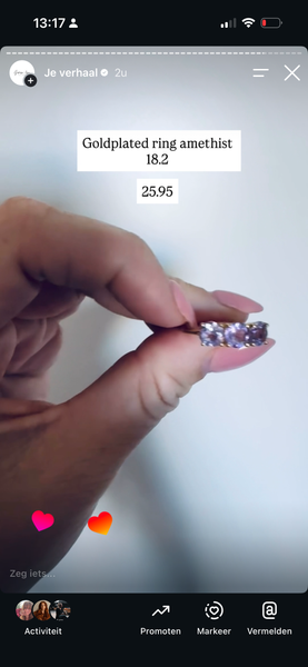 Ring amethist