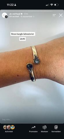 Brass bangle