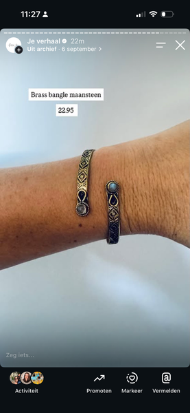 Brass bangle