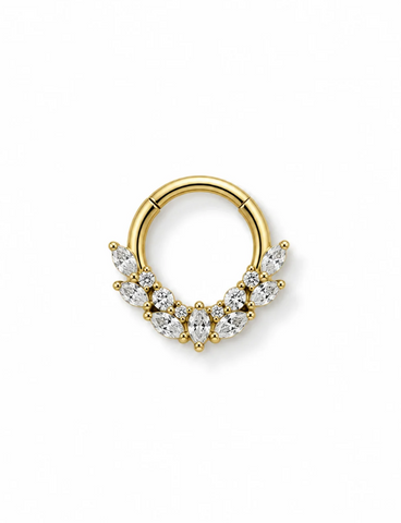 Loira Titanium Clicker Goud 8.0 mm