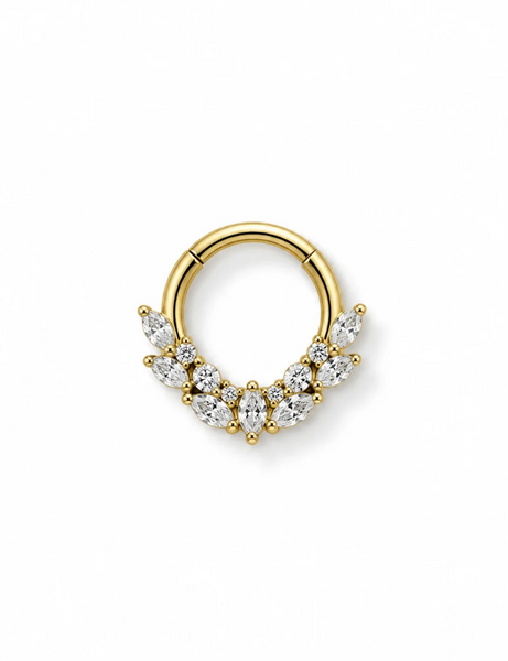 Loira Titanium Clicker Goud 8.0 mm