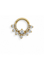 Amara Titanium Clicker Goud 8.0 mm