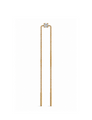 Jolie Zilveren Zirkonia Oorbel 14K Goldplated - 1 ST.