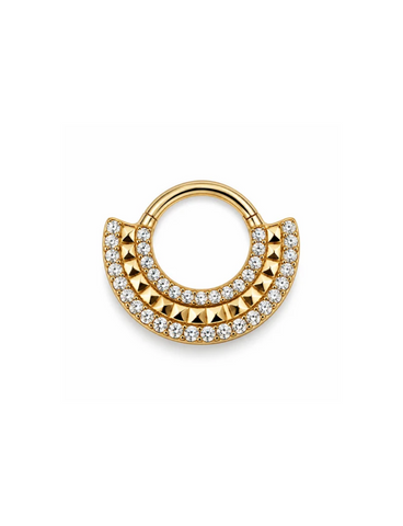 Odette Titanium Clicker Goud 8.0 mm