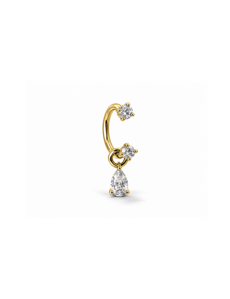 Lou Titanium Piercing Goud -1 ST.