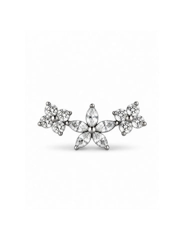 Feline Titanium Zirkonia Flatback Piercing - 1 ST.