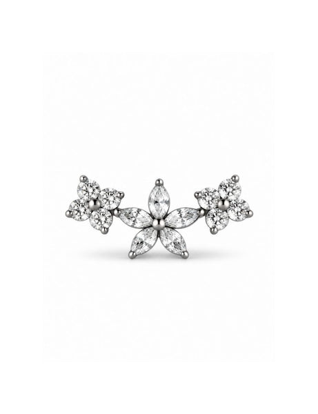 Feline Titanium Zirkonia Flatback Piercing - 1 ST.