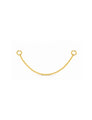 Kai Zilveren Chain Zirkonia Connector 14K Goldplated - 1 ST.