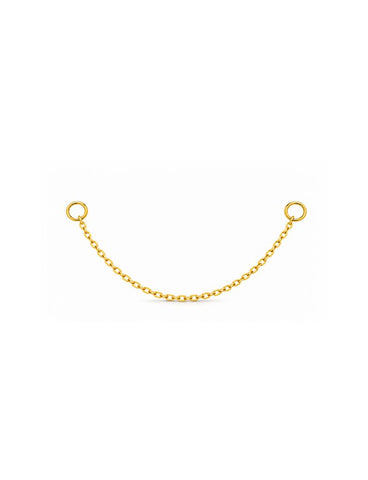 Kai Zilveren Chain Connector 14K Goldplated - 1 ST.