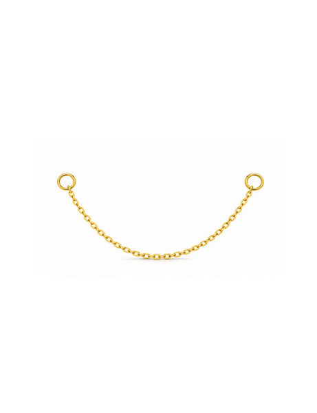 Kai Zilveren Chain Connector 14K Goldplated - 1 ST.