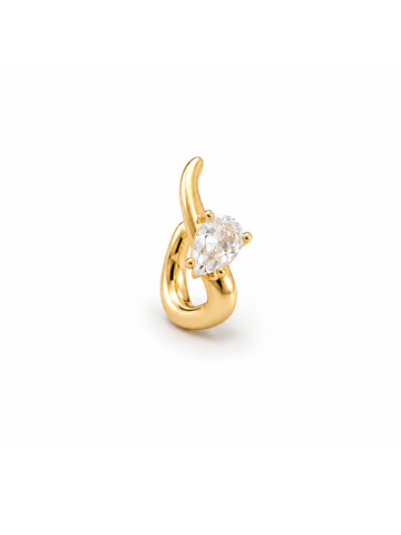Rani Zilveren Ear Cuff 14K Goldplated - 1 ST.