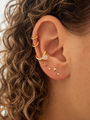 Rani Zilveren Ear Cuff 14K Goldplated - 1 ST.