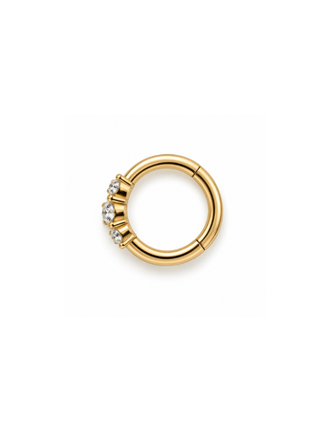 Celeste Titanium Goud Clicker Goud 8 mm