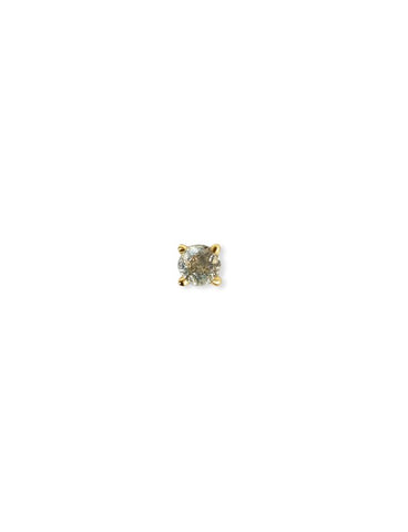 Gui Maansteen Flatback Piercing 14K Goldplated-1 ST.