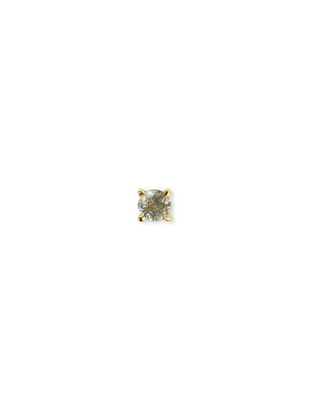 Gui Maansteen Flatback Piercing 14K Goldplated-1 ST.