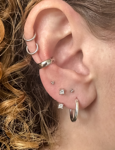 Mira Zilveren Ear Cuff 1 ST.