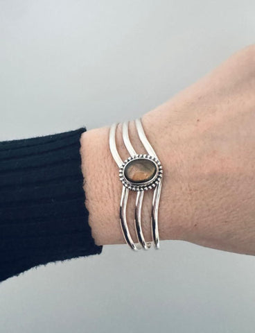 Wanita Labradoriet Bangle