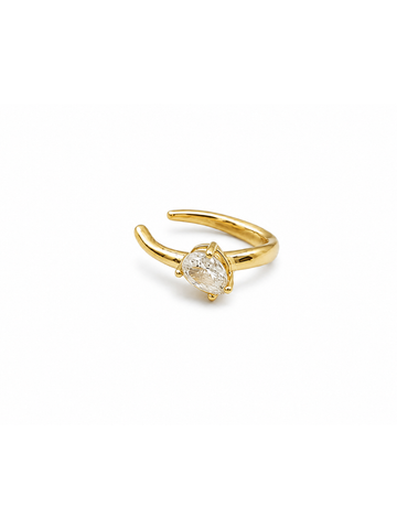 Rani Zilveren Ear Cuff 14K Goldplated - 1 ST.
