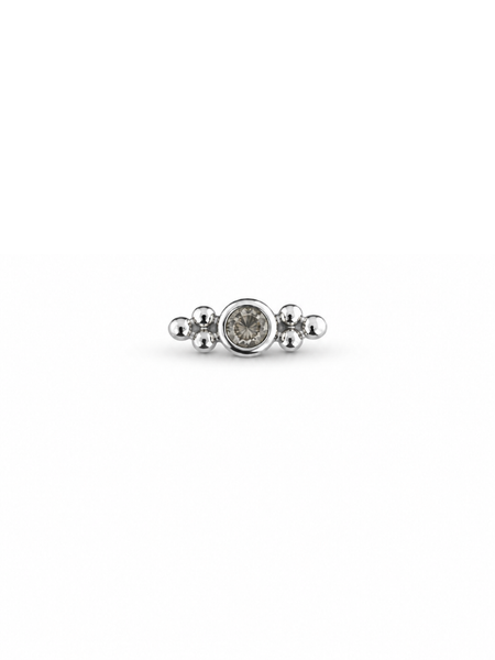 Luna Labradoriet Flatback Piercing-1 ST.
