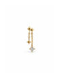 Yume Maansteen Flatback Piercing 14K Goldplated-1 ST.