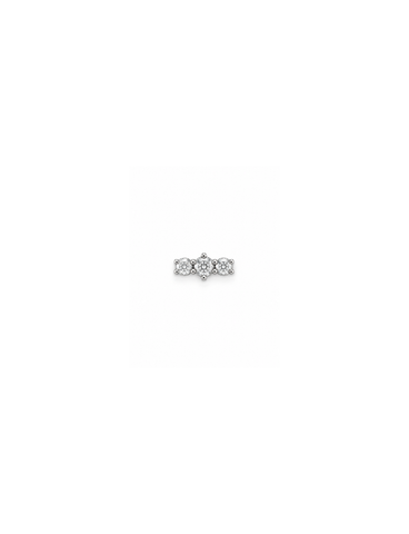 Nola Titanium Flatback Piercing-1 ST.