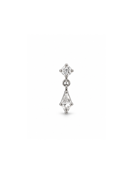 Amelie Titanium Flatback Piercing-1 ST.