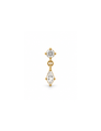 Amelie Titanium Flatback Piercing Goud -1 ST.