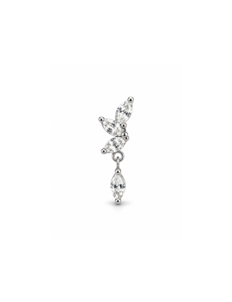 Elodie Titanium Flatback Piercing-1 ST.