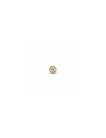 Elin Titanium Flatback Piercing Goud -1 ST.