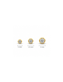 Elin Titanium Flatback Piercing Goud -1 ST.
