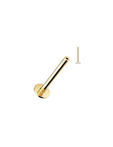 Gouden Titanium Labret Push in Systeem-1ST. 8.0 mm
