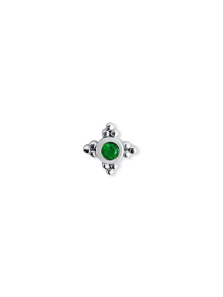 Bunga Groene Onyx Flatback Piercing 1 ST.