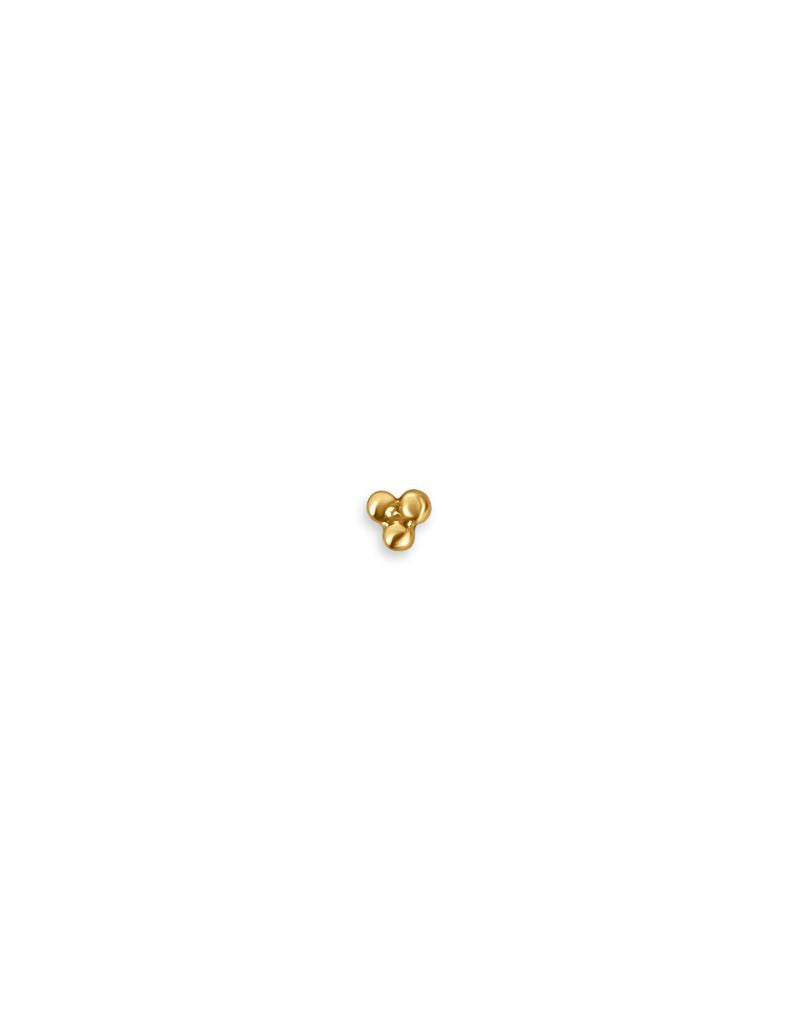 Bola Flatback Piercing 14K Massief Goud-1ST.