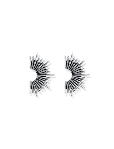 Matahari Zilveren Oorbellen