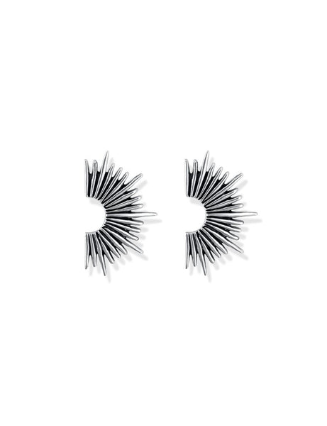 Matahari Zilveren Oorbellen