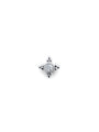 Bunga Witte Topaas Flatback Piercing 1 ST.