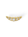 Selene Maansteen Flatback Piercing 14K Goldplated-1 ST.