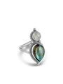 Ay Labradoriet Maansteen Ring