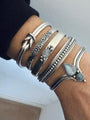 Ay Maansteen Labradoriet Bangle