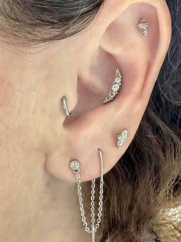Selene Maansteen Flatback Piercing-1 ST.