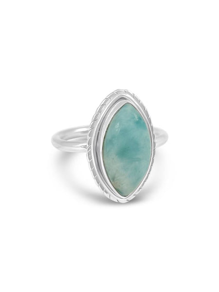 Lembut Larimar Ring