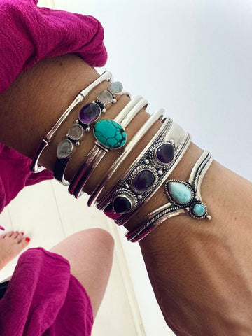 Panah Amethist Bangle